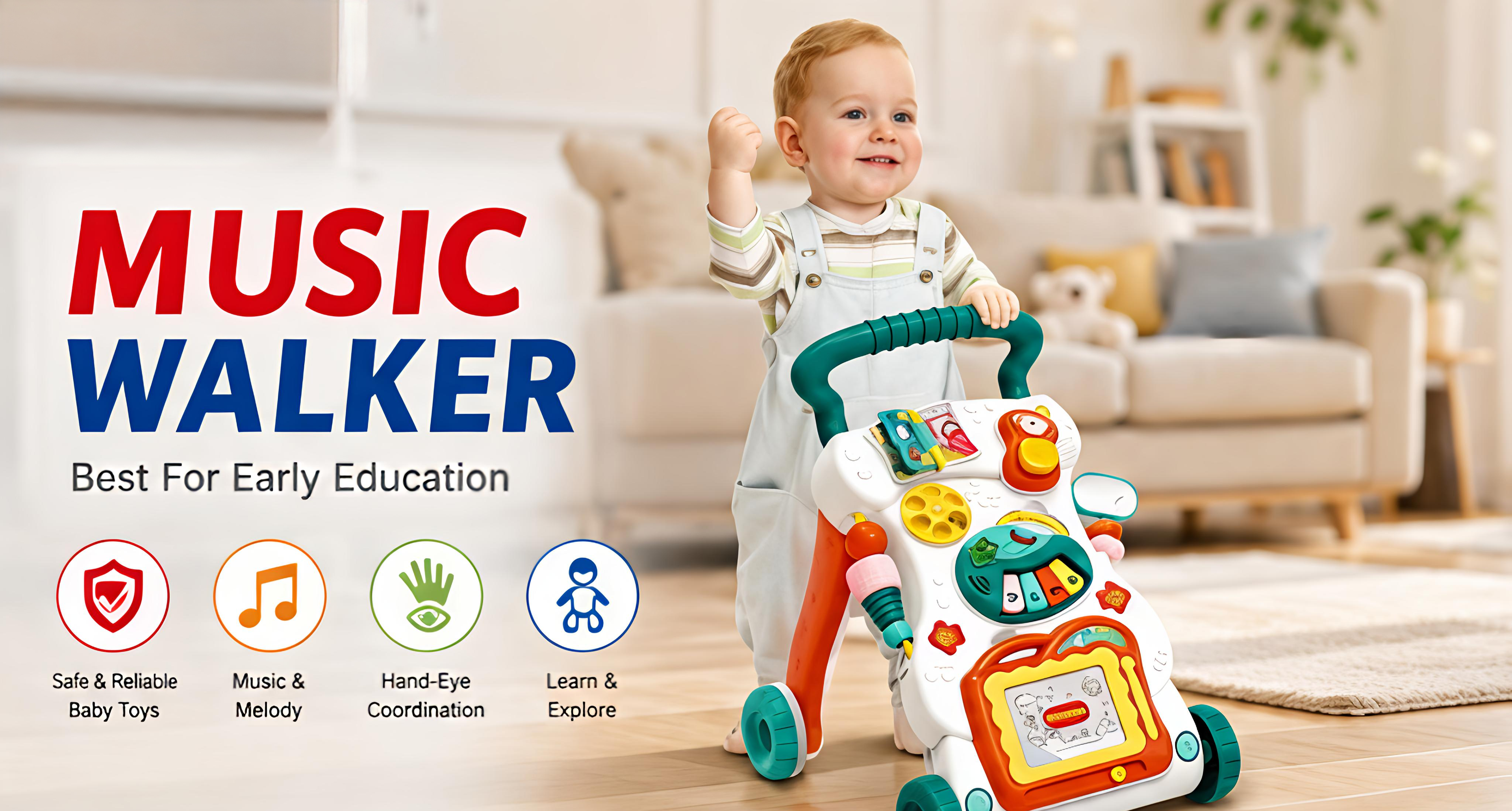 Music Walker – Baby Push Walker