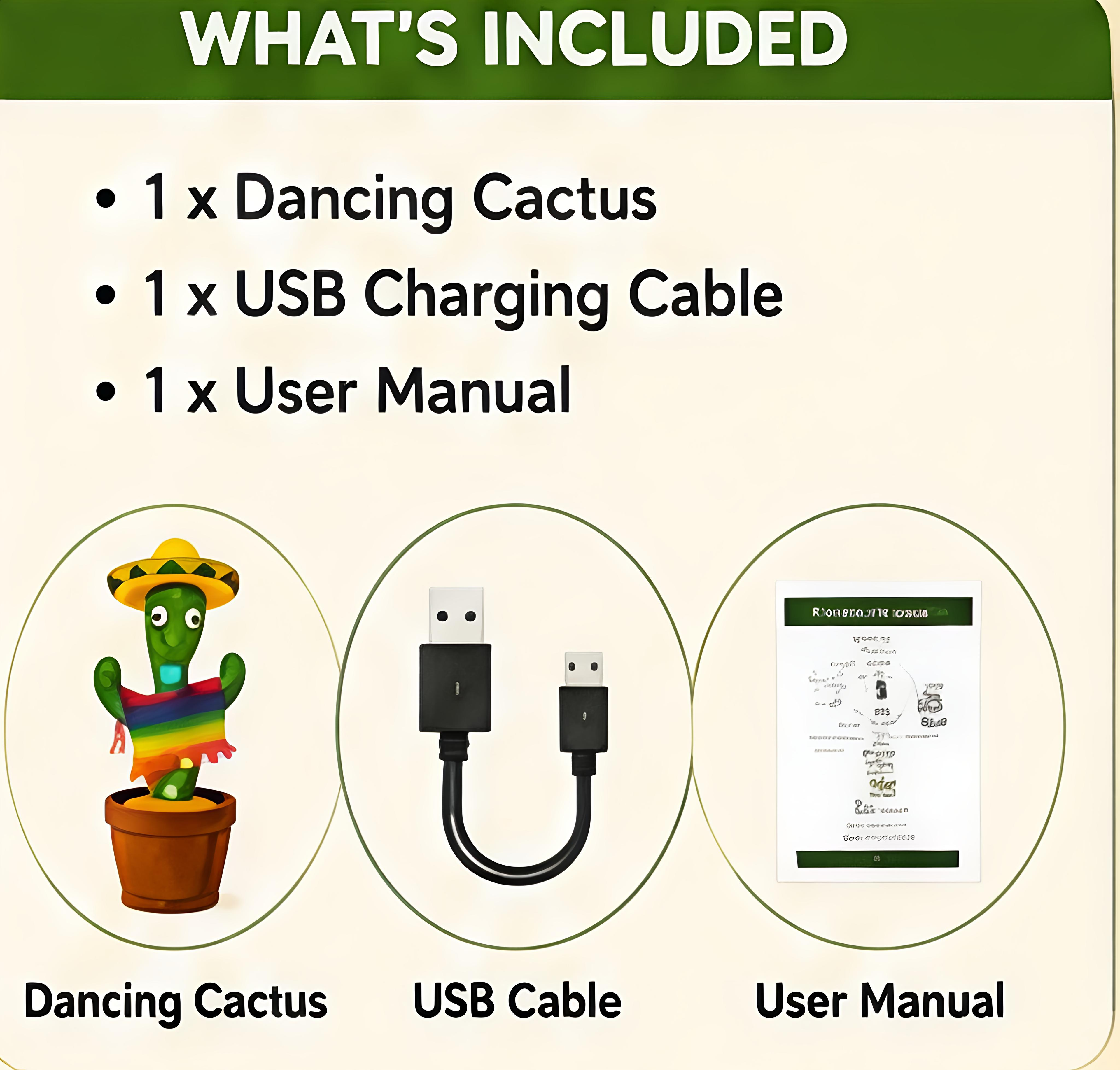 Dancing Cactus Talking Toy