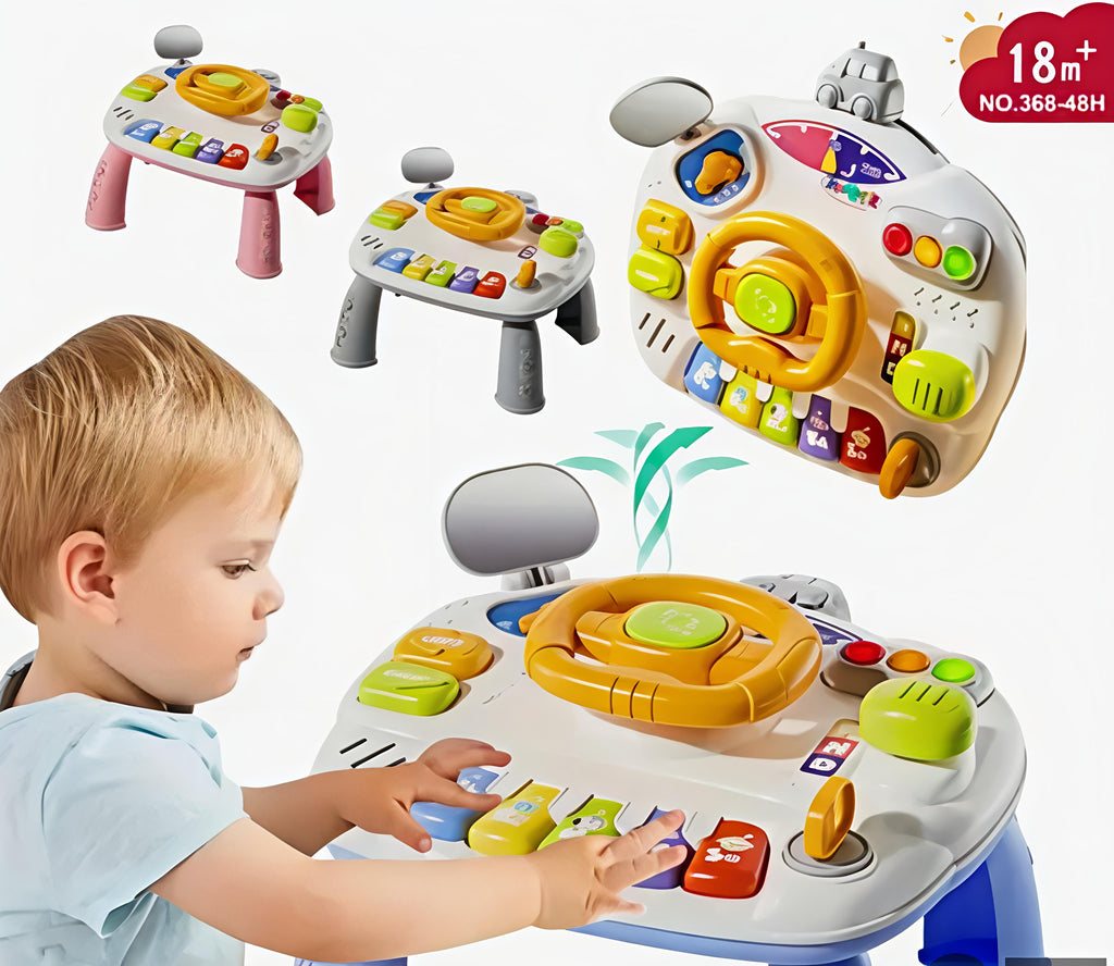 Steering Wheel Activity Table – Music, Lights & Learning Toy