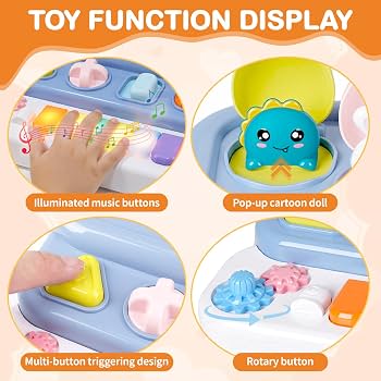 Animal Musical Pop-Up Piano Toy
