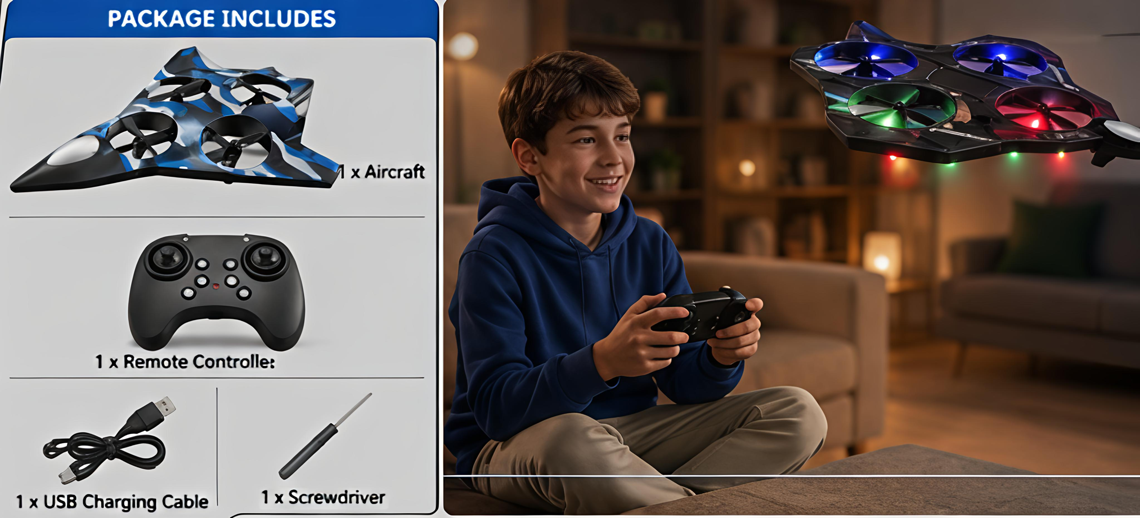 Speed Cyclone RC Fighter Drone