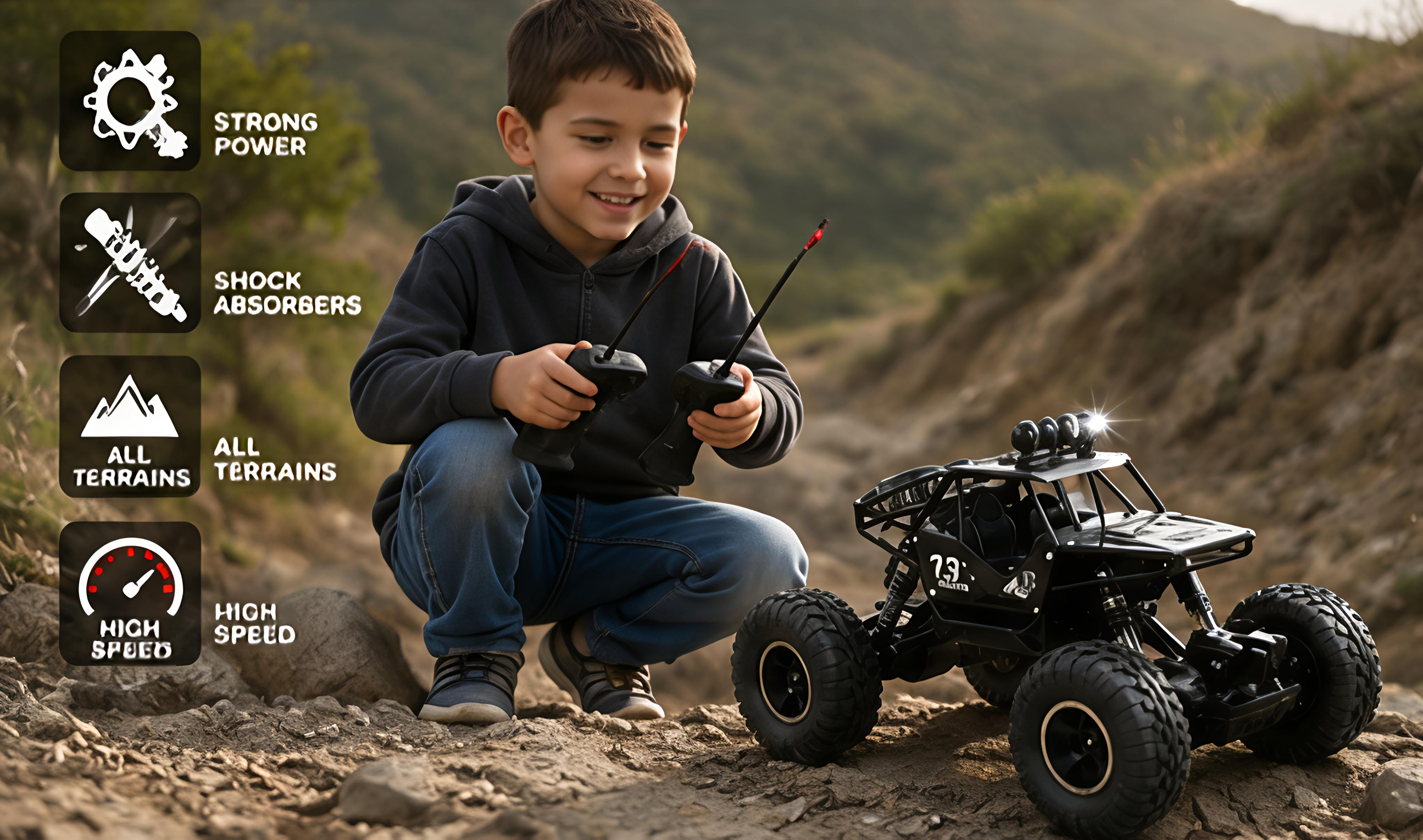 Rock Crawler Alloy 4WD RC Car