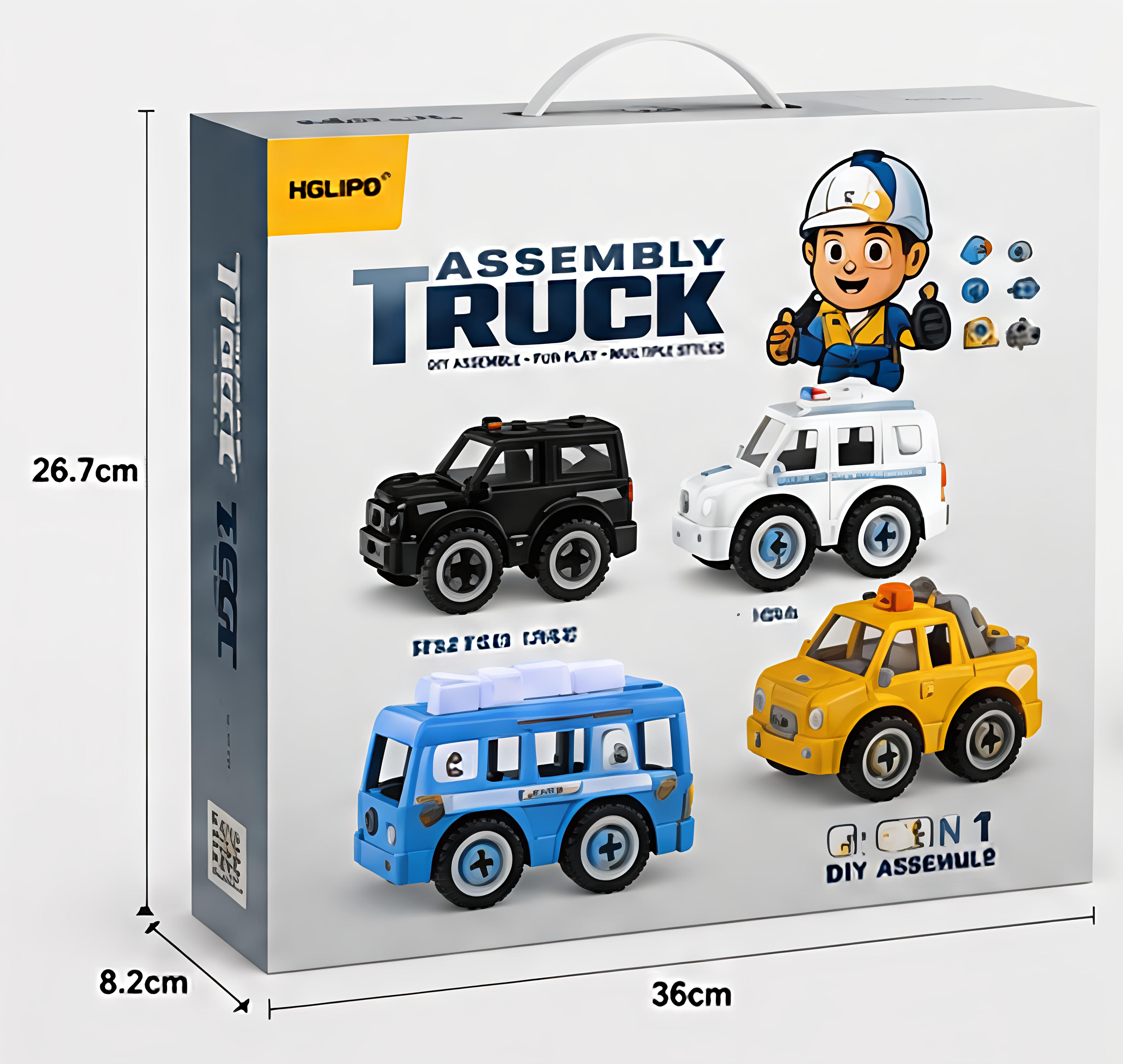 DIY Assembly Truck Set (4-in-1)