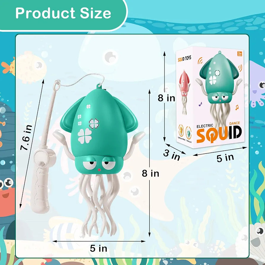 Electric Crawling Dancing Squid Toy