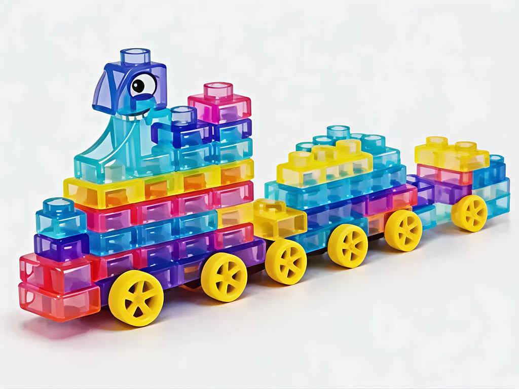 Jelly Block Building Blocks –40 Pieces, Soft & Squishy
