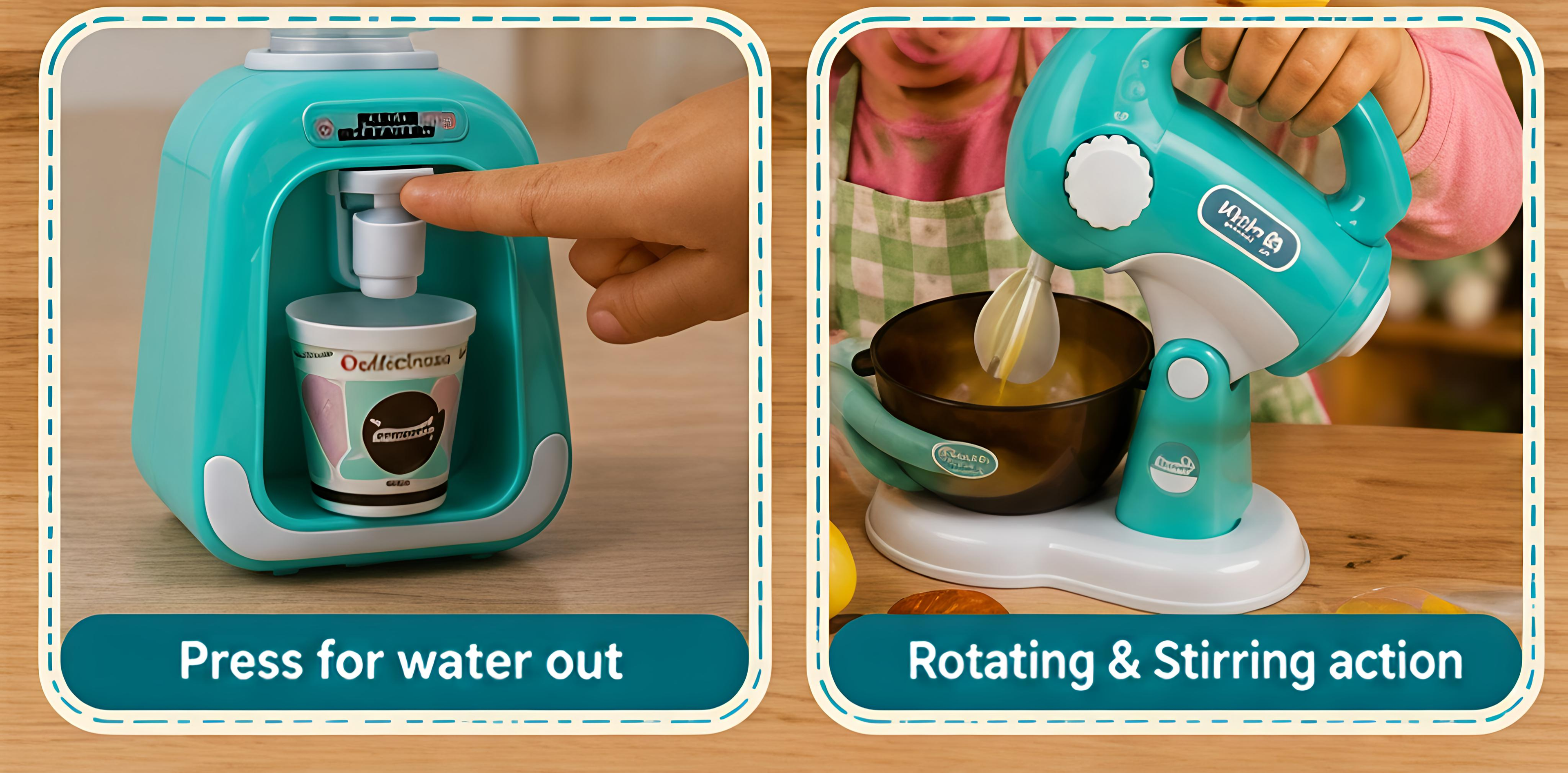 Kids Kitchen Mixer Play Set