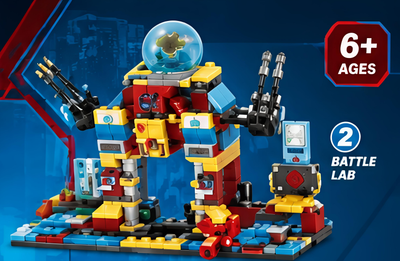 Super Hero 4-in-1 Building Blocks Base (36 Pcs)