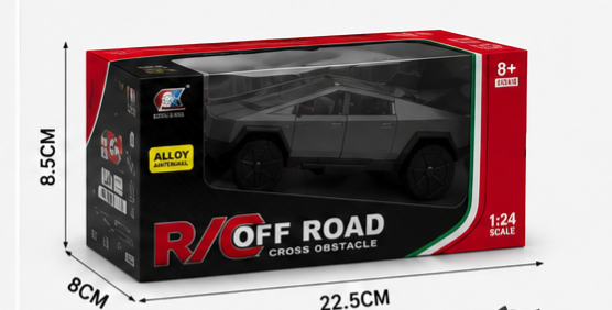 R/C Off-Road Die-Cast Truck – 1:24 Scale