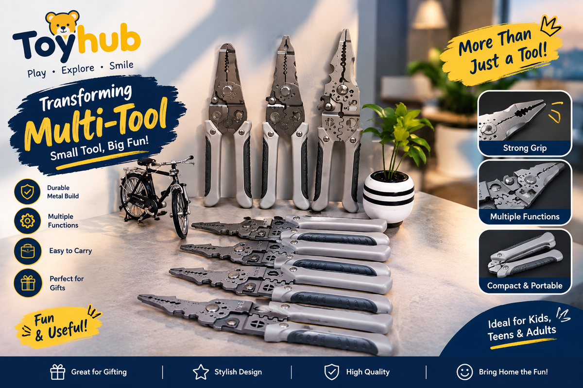 Multifunctional Transforming Multi-Tool Pliers