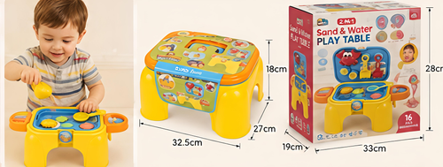 2-in-1 Sand & Water Play Table