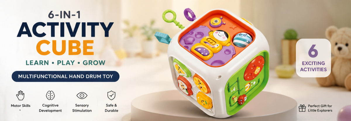 6-in-1 Activity Cube for Babies
