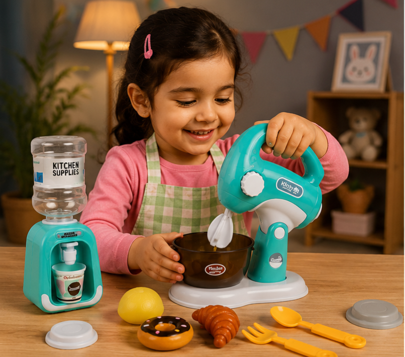 Kids Kitchen Mixer Play Set