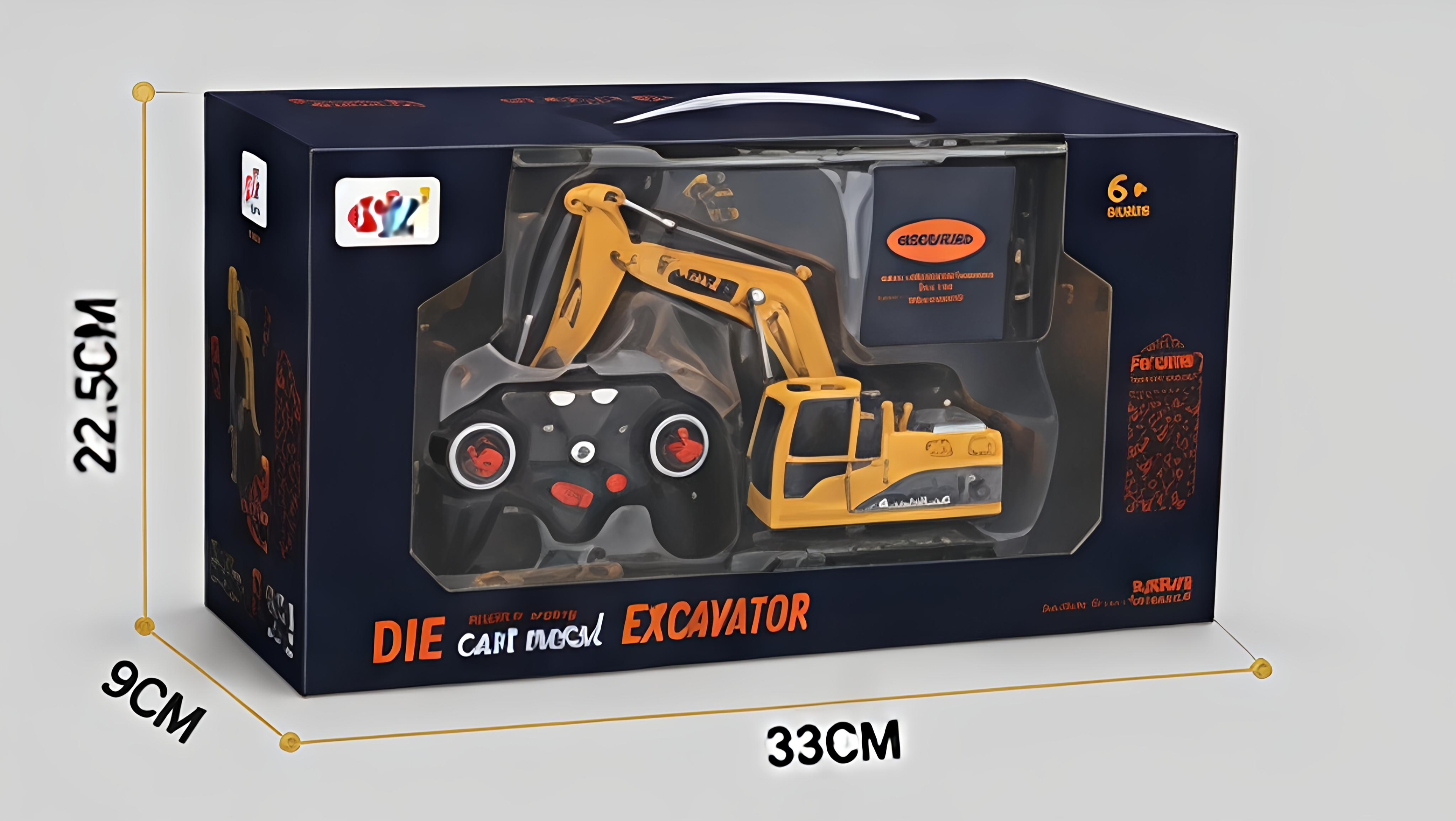 Die Cast Metal RC Excavator