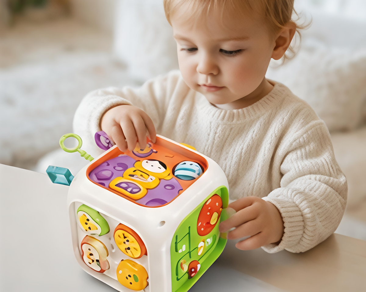 6-in-1 Activity Cube for Babies
