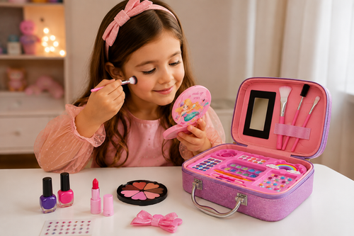 2 in 1 Mermaid Makeup Box Set for Kids