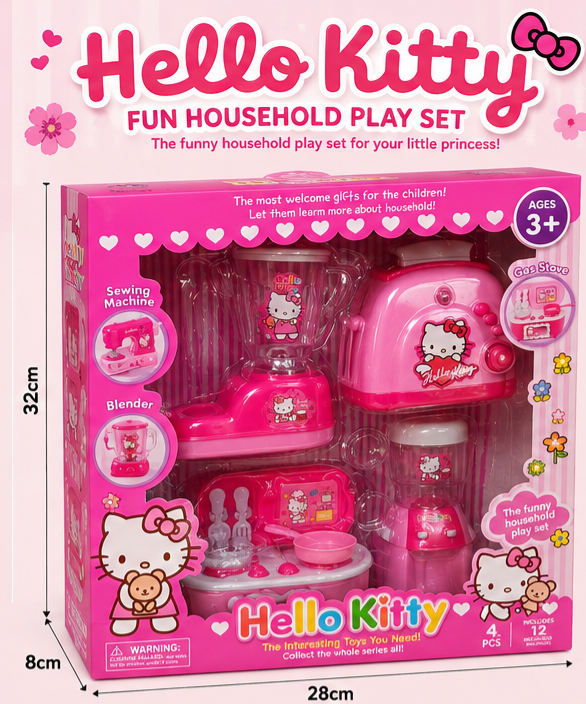 Kitchen Play Set (4 Pcs)