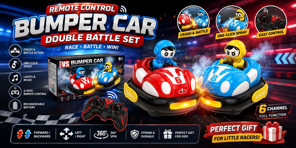 RC Bumper Car Double Battle Set