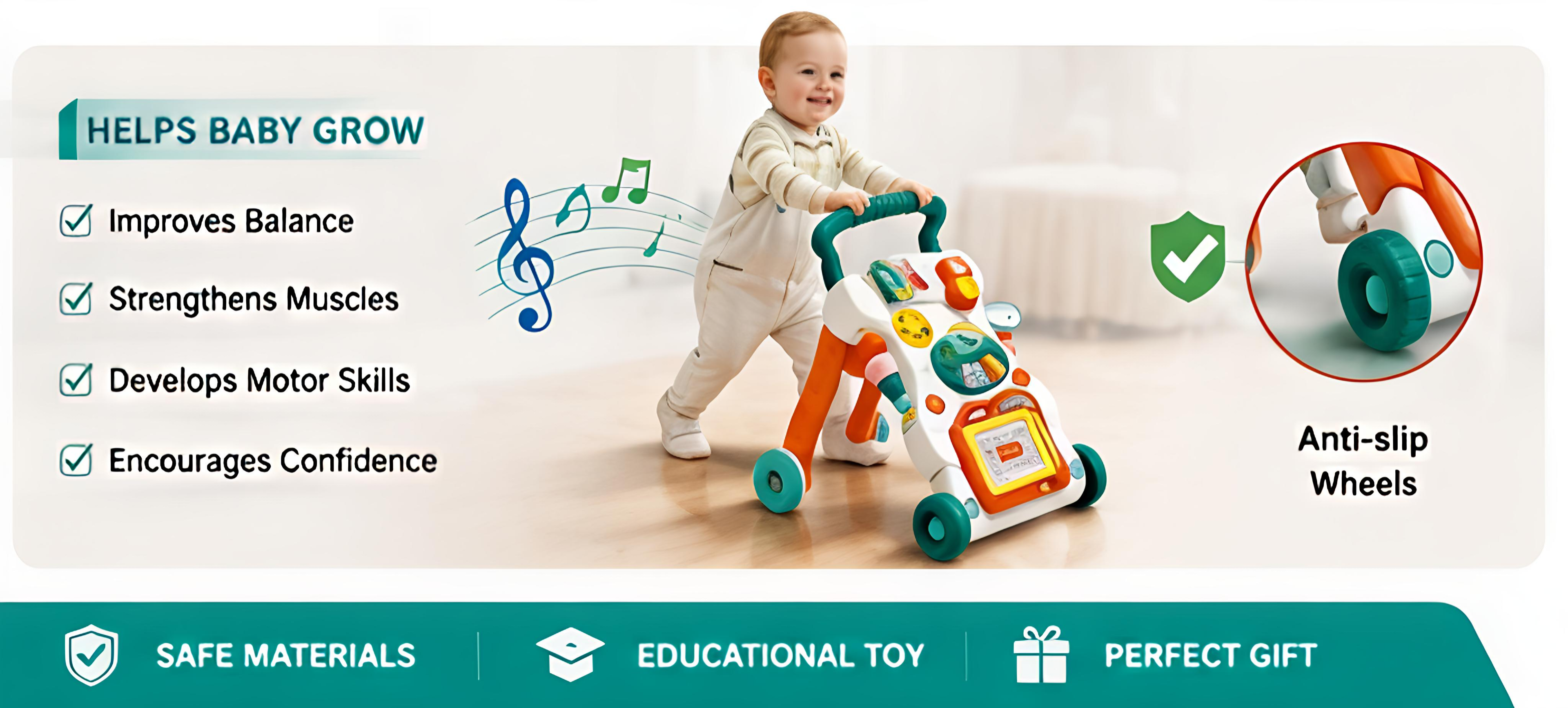Music Walker – Baby Push Walker