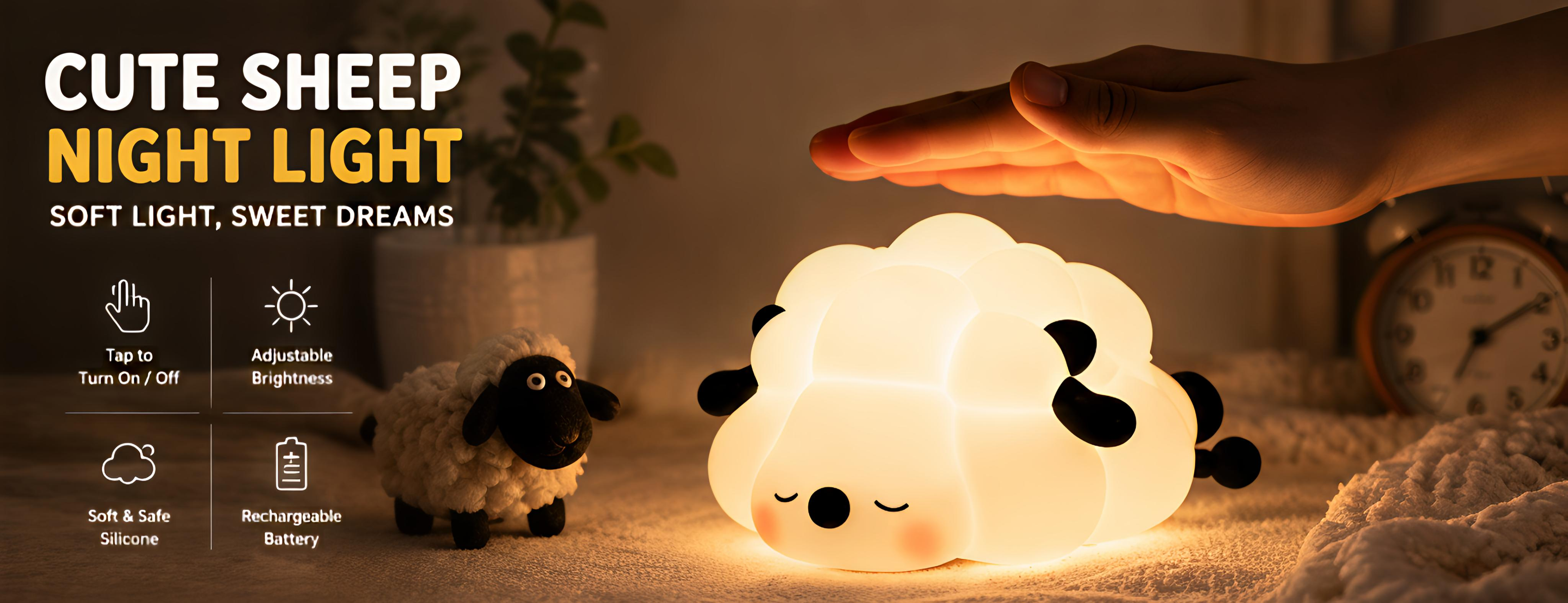 Cute Sheep Night Light