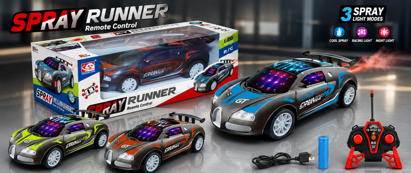 Spray Runner RC Car