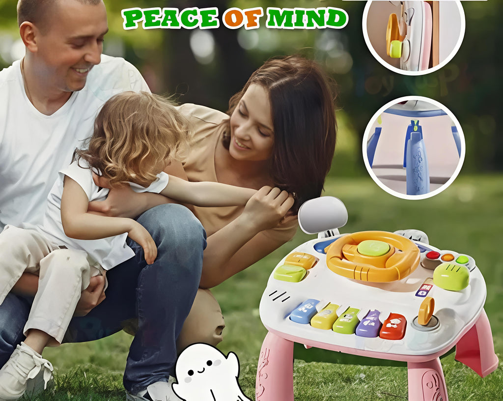 Steering Wheel Activity Table – Music, Lights & Learning Toy