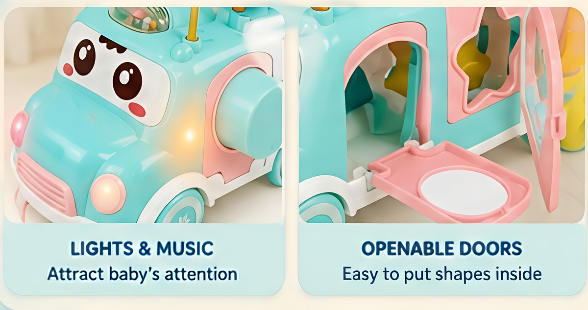 3-in-1 Musical School Bus