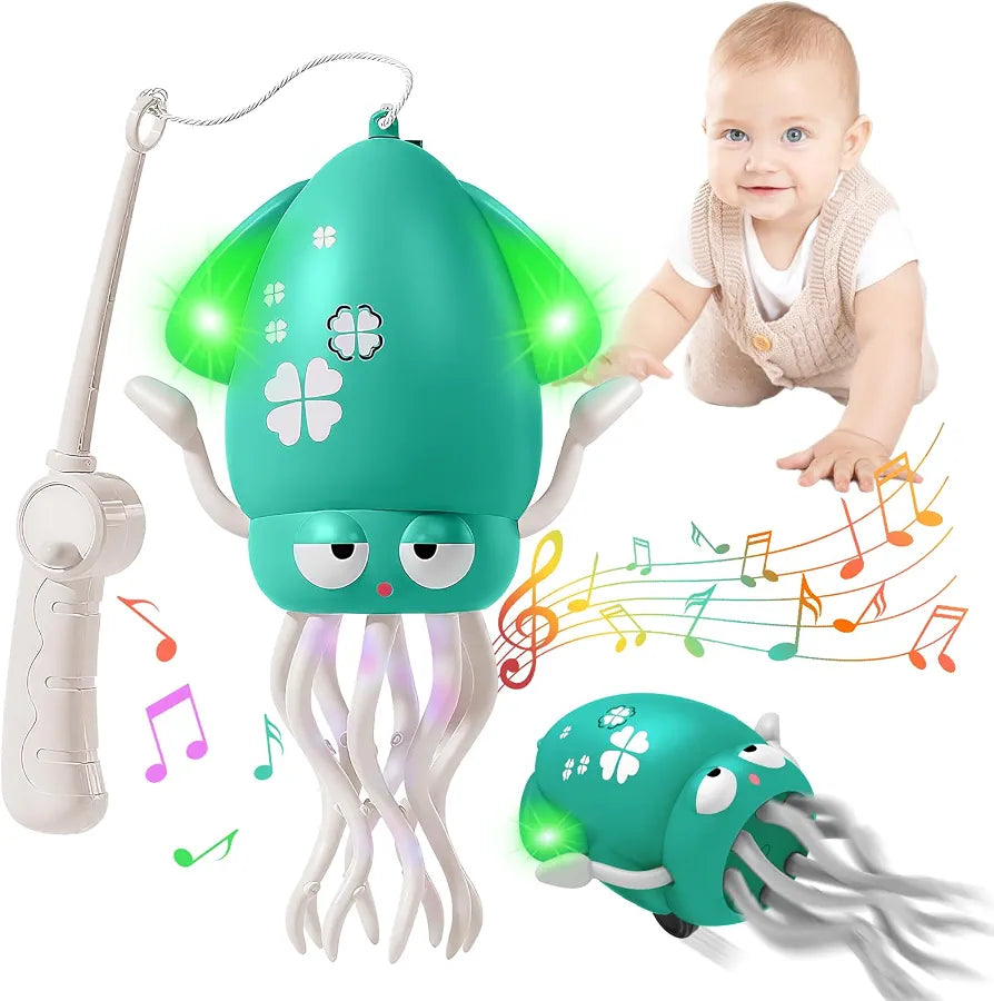 Electric Crawling Dancing Squid Toy