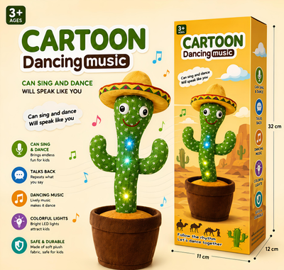 Dancing Cactus Talking Toy