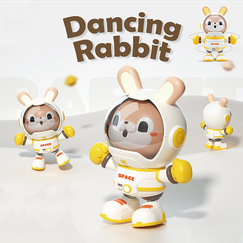 Dancing Rabbit Astronaut Toy – Walking & Dancing